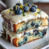 Lemon Blueberry Layer Cake