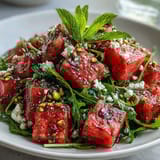 Watermelon Arugula Salad Lime