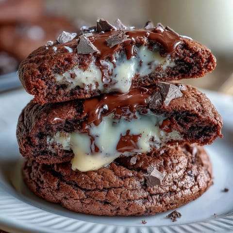 Dark Chocolate Vanilla Cookies
