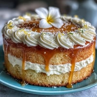 Zesty lemon curd cake with edible flowers, a delightful Mother's Day dessert.
